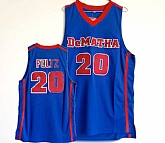 DeMatha Stags #20 Markelle Fultz Blue College Basketball Jersey,baseball caps,new era cap wholesale,wholesale hats